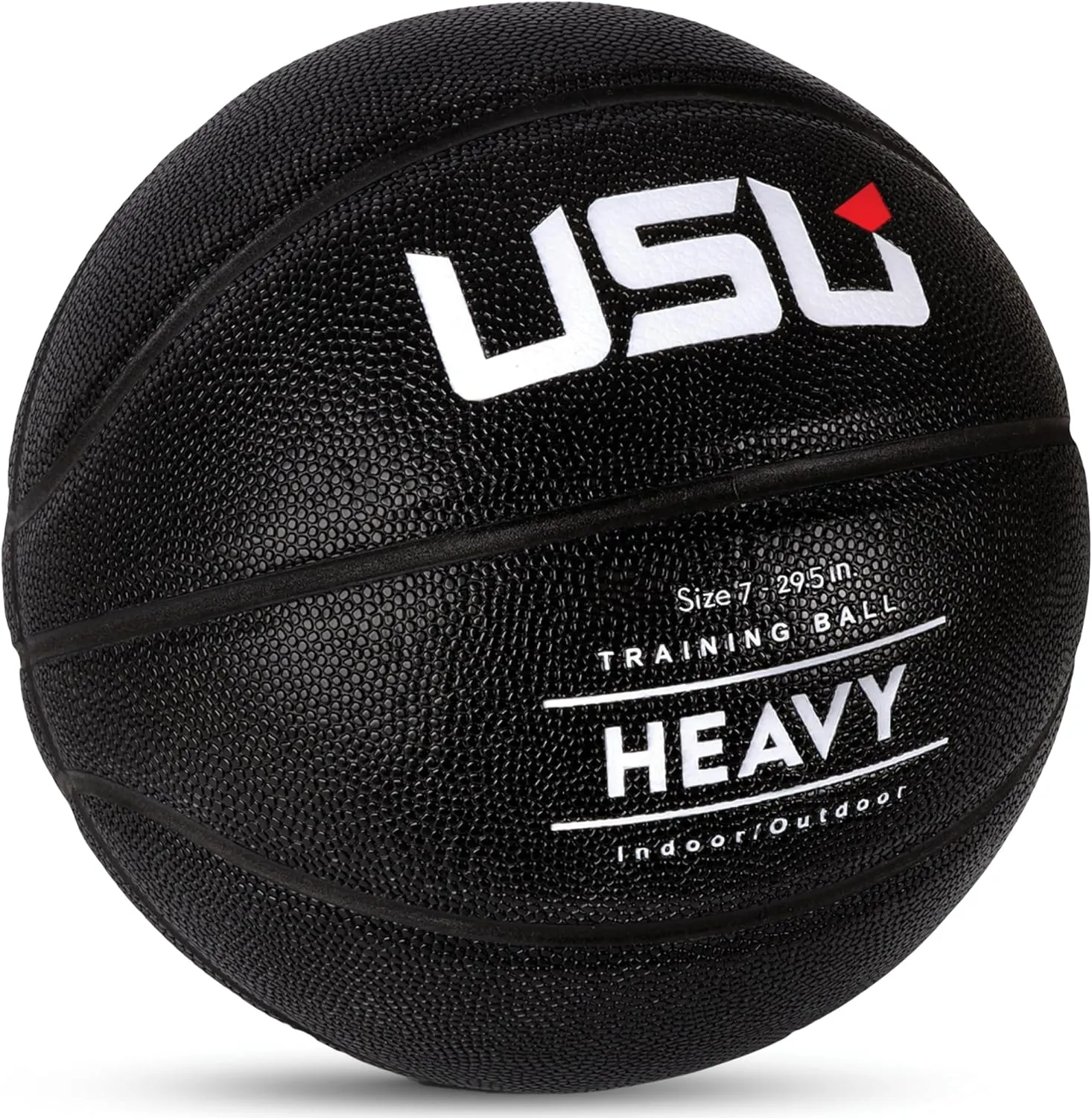 USU Weighted Training Basketball | 3 lb Heavy | Size 7 (29.5") & Size 6 (28.5") | Durable Indoor & Outdoor Basketball for Men, Women & Youth