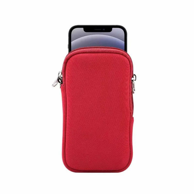Waterproof Mobile Phone Bag Pouch for iPhone Samsung Huawei Xiaomi Shockproof Mobile Phone Case with Shoulder StrapUniversal 4.7-7.2 inch