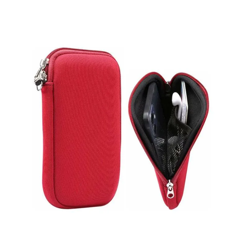 Waterproof Mobile Phone Bag Pouch for iPhone Samsung Huawei Xiaomi Shockproof Mobile Phone Case with Shoulder StrapUniversal 4.7-7.2 inch