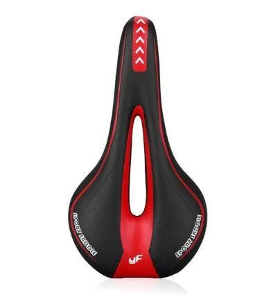 YAFEE Bicycle Saddle Comfortable Middle Hollow Out Bike Seat MTB Mountain Bike Cycling Soft Seat Cover Cushion
