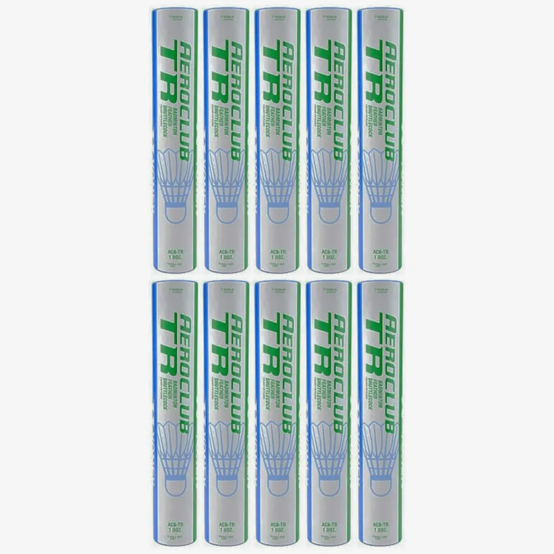 YONEX Aeroclub ACB TR Badminton Feather Shuttlecock Pack of 10