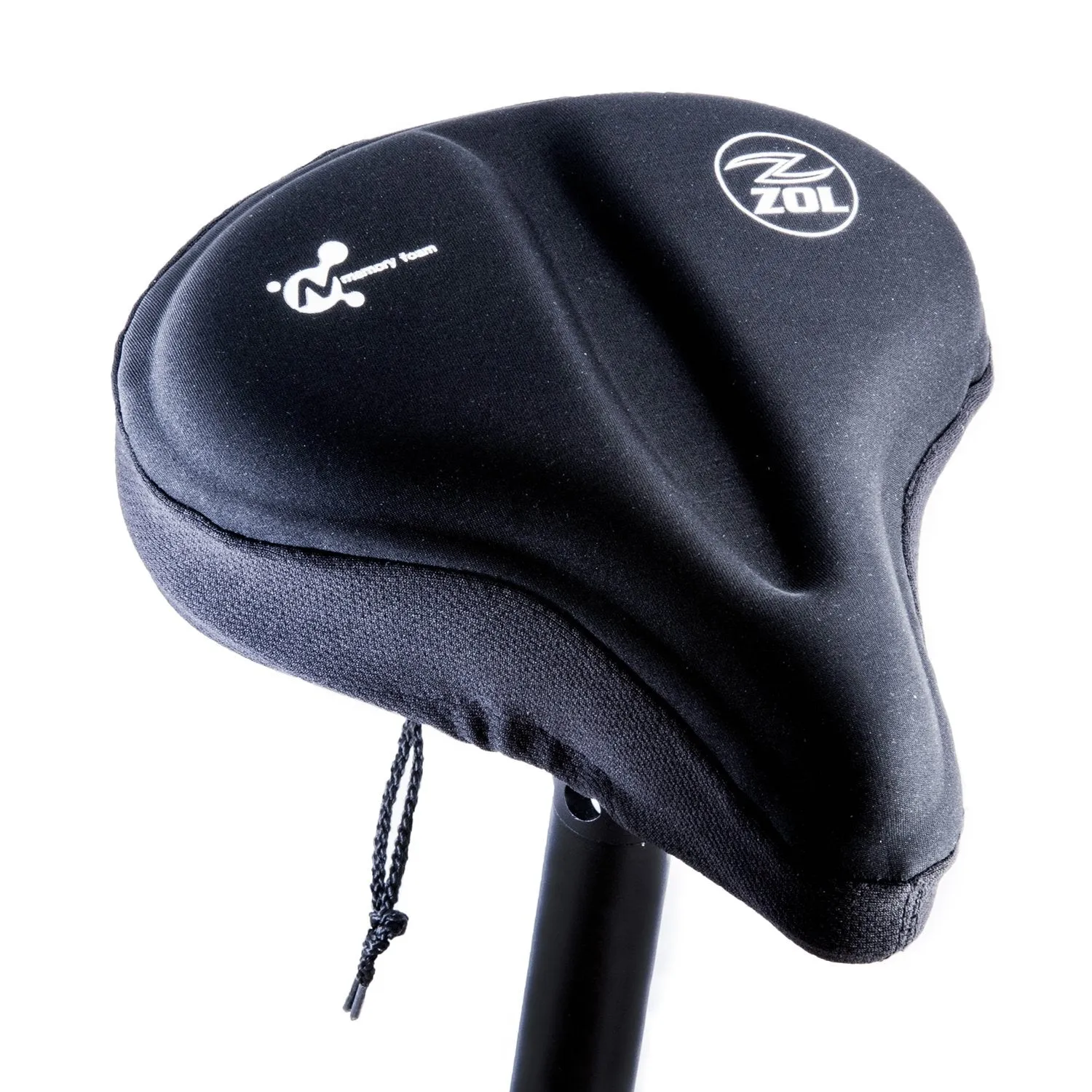 Zol Anti Slip Bike Saddle Cover with Memory Foam Compatible with Peloton bike